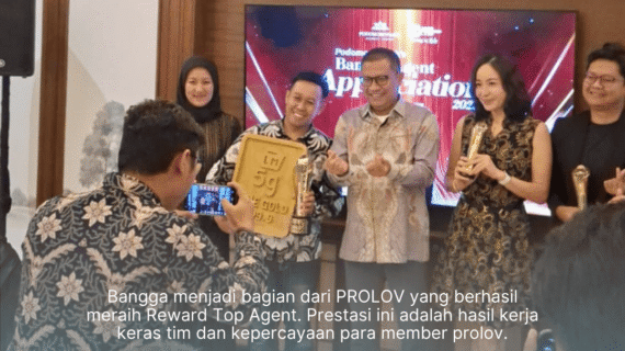 📰 PROLOV Raih Penghargaan Top Agent, Bukti Kepercayaan Developer dan Kinerja Member yang Solid