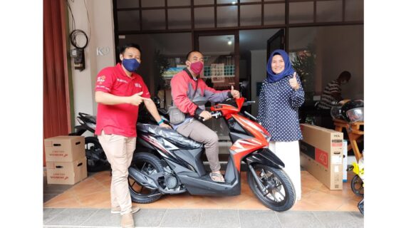 Kak Budi Mendapatkan 1 Unit Motor dari Mekarsari Eco Living