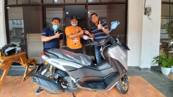 Kak Denzaki Mendapatkan Yamaha Nmax dari D’royale CIjerah