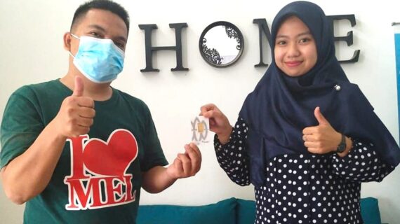 Kak Sadir Mendapatkan LM 5gr dari Mekarsari Eco Living