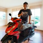 Kak Asadulloh Mendapatkan 1 unit Motor dari Mekarsari Eco Living