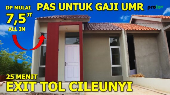REVIEW RUMAH SUBSIDI DI BANDUNG TIMUR CICILAN HANYA 900 RIBU PERBULAN GAJI UMR | Home Tour Eps.8
